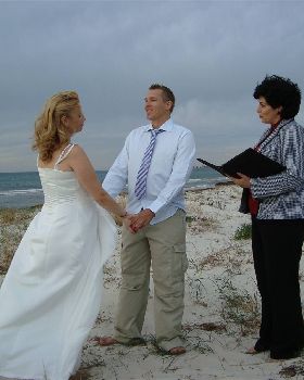 Beach nuptuals