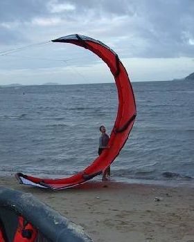 Kitesurfing