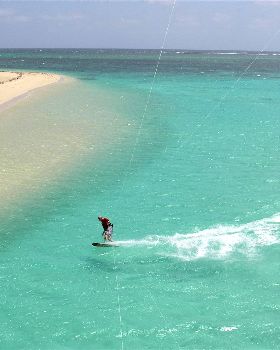 Kitesurfing