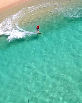 Kitesurfing