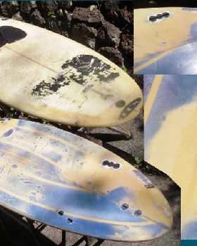 Airbrush paint job - before and after