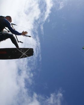 Awesome winter kiting