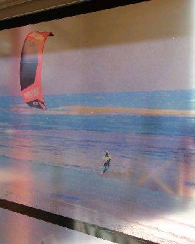 N8 kiting the visitor center