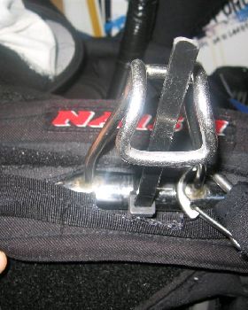 Cable tie on spreader set-up