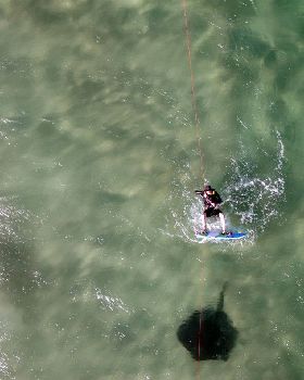 Kitecam Rig Scores a Ray