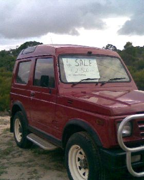 Impulsive photo of car for sale