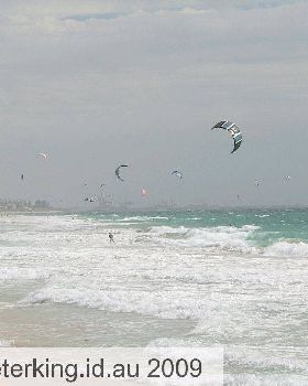 Approaching City Beach.