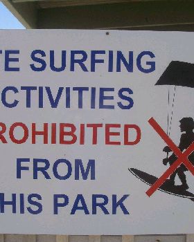 Kitesurfing