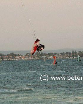 Kitesurfing