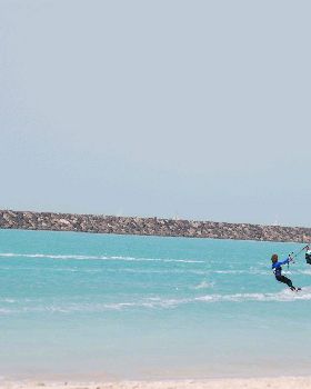 Kitesurfing