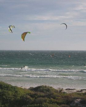 Kitesurfing