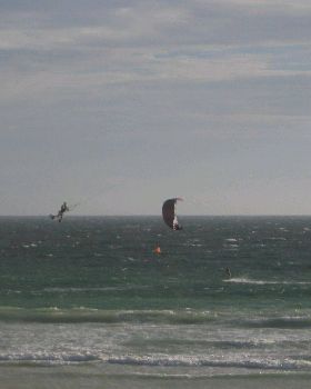 Kitesurfing
