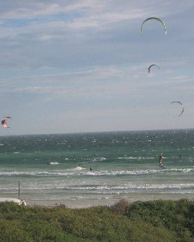 Kitesurfing