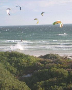 Kitesurfing