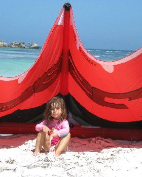 Kitesurfing