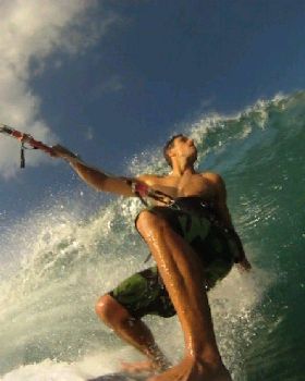 Kite pole cam