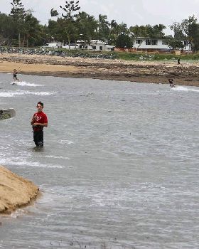 Kitesurfing