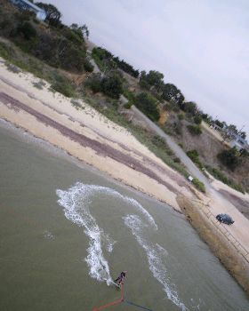 Kitesurfing