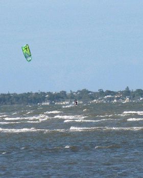 Kitesurfing