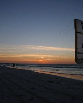 Sunset session on the way home from Kitestock