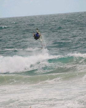 Kitesurfing