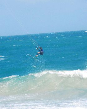 Kitesurfing