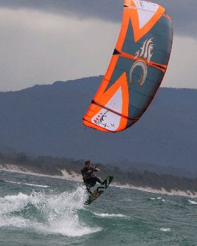 Kitesurfing