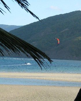 Kitesurfing