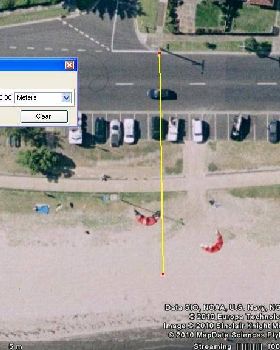 Altona beach powerlines