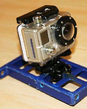 Line mount for GoPro