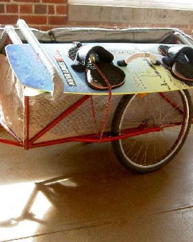 Push bike (kiting) trailer