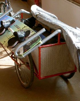 Push bike (kiting) trailer