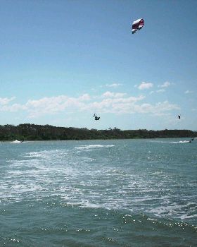In the air