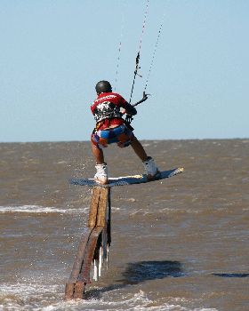 Kitesurfing