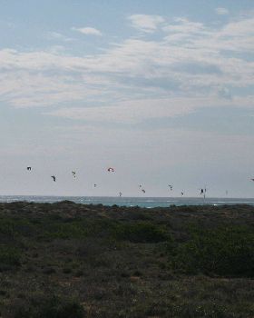 Kitesurfing
