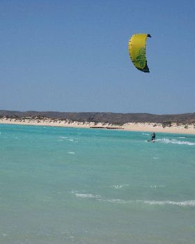 Kitesurfing