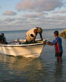 Typical Islanders boat