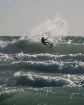 Kitesurfing