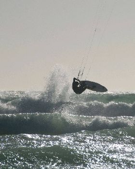 Kitesurfing