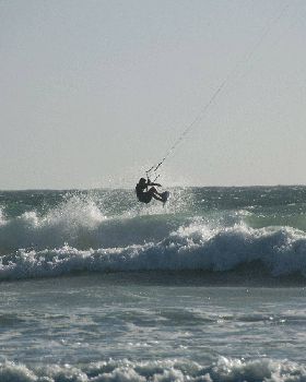 Kitesurfing
