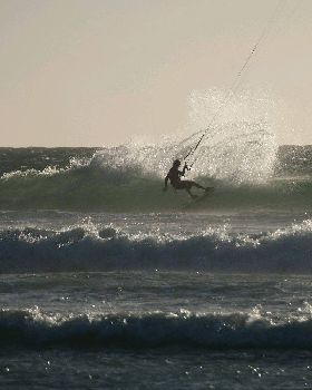Kitesurfing