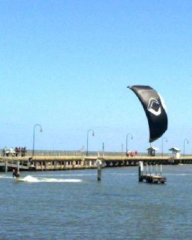Kitesurfing