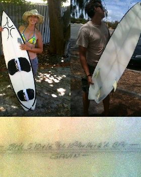 Lost surfboard 5'10 Geraldton/Point Moore Bruce Montgomery Design