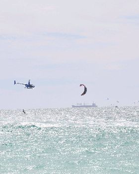 Kitesurfing