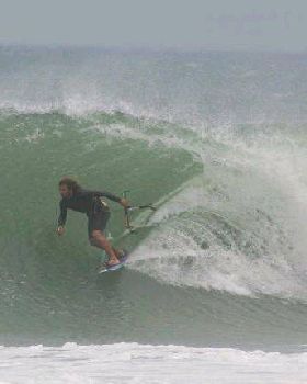 Mako in surf