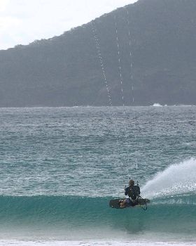 Kitesurfing