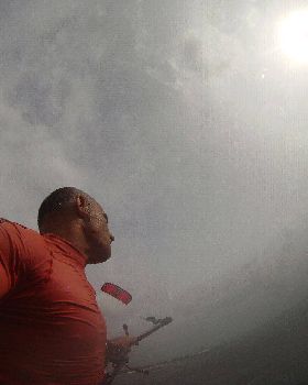 first attempt  hand held go pro camera