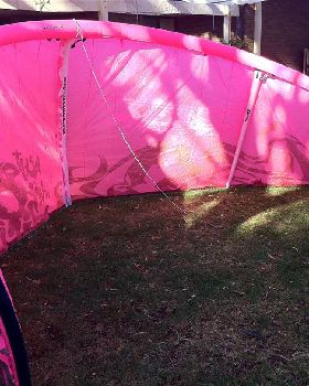 12m 2007 RRD PINK KITE WITH BAG