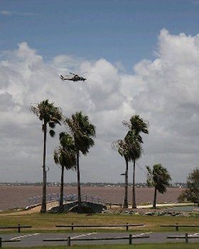 Helicopters Searching the bay