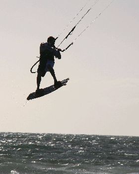 Kitesurfing